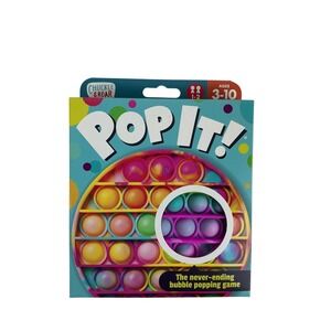 Pop It! Bubble Popping Game by Chuckle & Roar Ages 3-10 Tie Dye Never-Ending